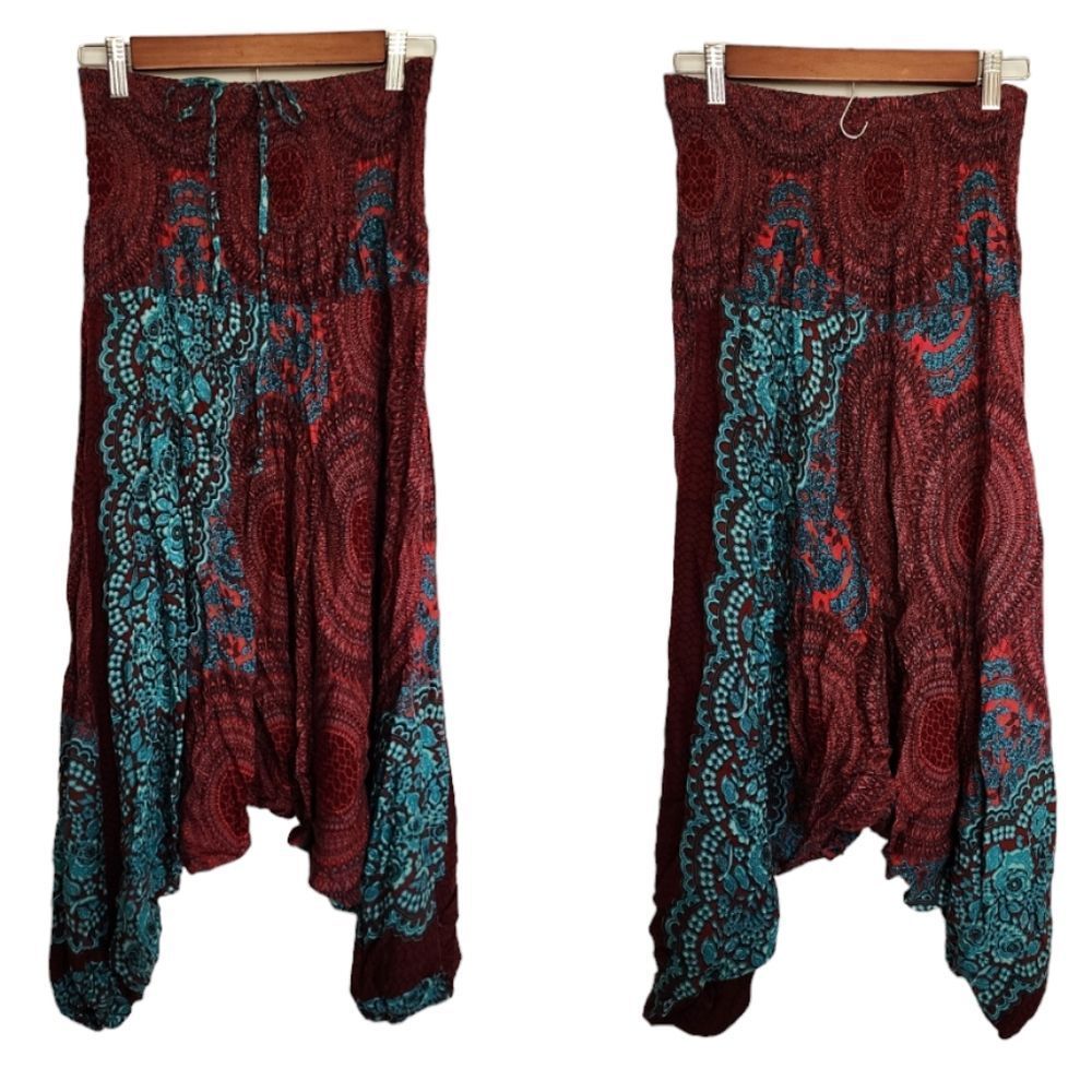 Hippie buddah mandala print yoga pants